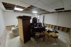 ceiling ruined from water damage 5
