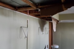 removed ceiling from water damage