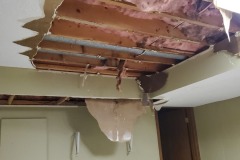 collapsed ceiling from water damage 2