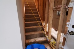 wet insulation removed from water damage