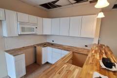 unfinished butcher block