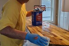 applying denatured alcohol