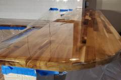 epoxy after air bubbles removed