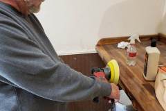 buffing out blemishes on epoxy