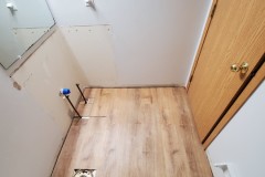 remodel - finished flooring
