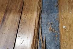 rotten flooring from sink overflow