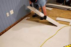 water damage -laminate flooring removed