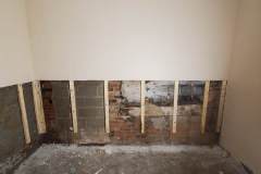 prepping to water proof exterior wall